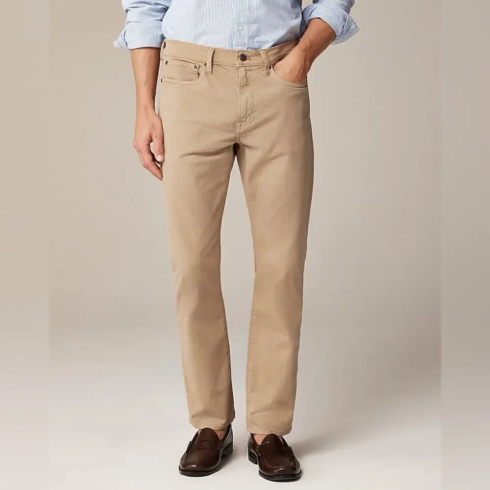 NWT J. Crew 770™ straight-fit five-pocket midweight tech pant 33/30 and 33/34